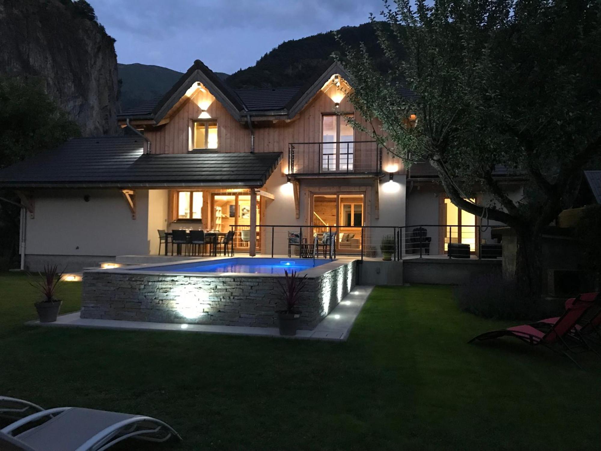 Chalet Barbara With Swimming Pool In The Heart Of Oisans Ле-Бур-д'Уазан Экстерьер фото